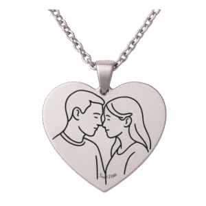 Custom Soulmate Photo or Text-Necklace