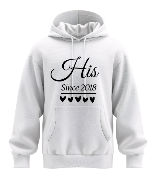 couple his and hers sweatshirt & hoodie