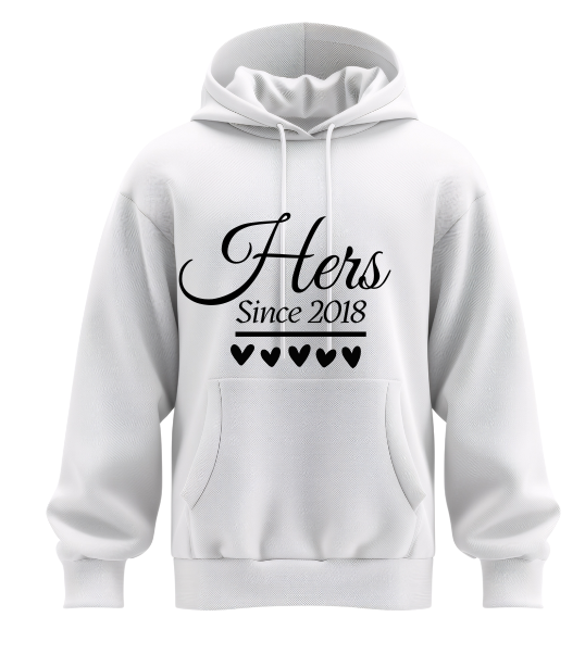 couple his and hers sweatshirt & hoodie